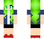 green hair