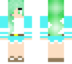 green hair