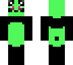 light neon green panda