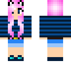 pink hair wolf thing