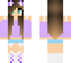purple cat girl