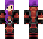 purple hair deadpool girl