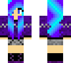 purple hair girl