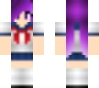 purple haired girl