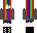 rainbow hair darker