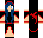 blue haired shadow girl