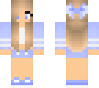 cute blue girl