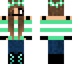 cute mint girl - first skin