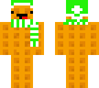 green holiday waffle