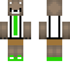 green nerd bear