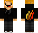 meh with fire hoodie