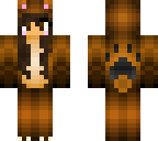 non colored hair bear