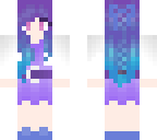 purple haired girl