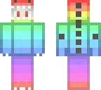 rainbow dino costume