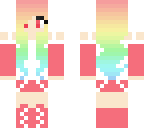 rainbow hair girl