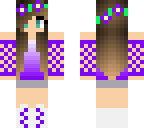 really cute purple girl