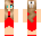 red dress
