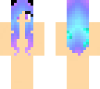 blue hair base template