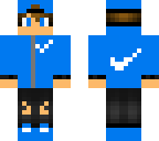 blue nike boy
