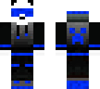 blue panda