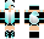 cute blue wolf girl