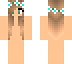 flower hair base template