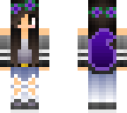 flower wolf girl
