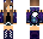 galaxy wolf girl