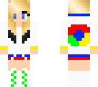 google girl with black tips