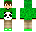 green panda boy 8p