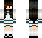 japanese school girl - dull cyan