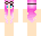 pink hair base template
