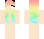 rainbow hair skin base