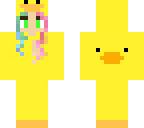 rainbow haired duck