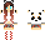 redhead panda girl