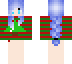 blue braid christmas sweater