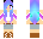 blue cat girl