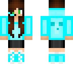 blue gamer girl slime