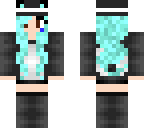 blue haired panda