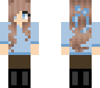 blue sweater girl