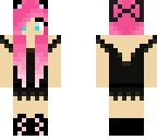 cat girl with black dress