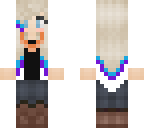 me when i had dyed hair tips
