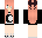 pink and black girl skin