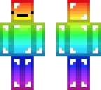 rainbow straight face
