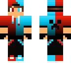 red and blue