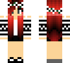 red haired gothic girl