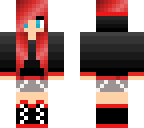 red hoodie girl