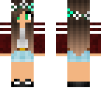 teal bathing suit girl