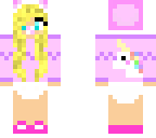 updated purple and pink blonde haired baby girl