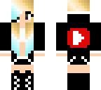 youtube girl with blue hair